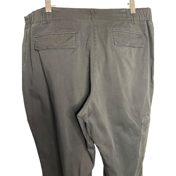 Chico’s Women’s black cargo capris Size 18 comfortable summer - Picture 5 of 12